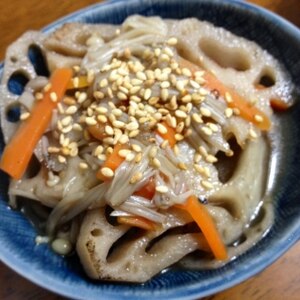 シャキシャキ食感☆レンコンのキンピラ